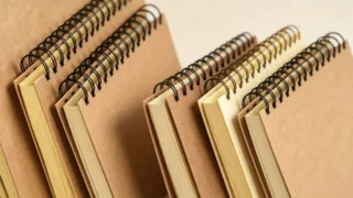 Kraft paper notebook cover production using high-strength kraft paperboard for eco-friendly stationery applications