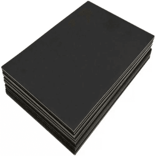 Black Laminated Paperboard with Recycled Core for Rigid Packaging Applications