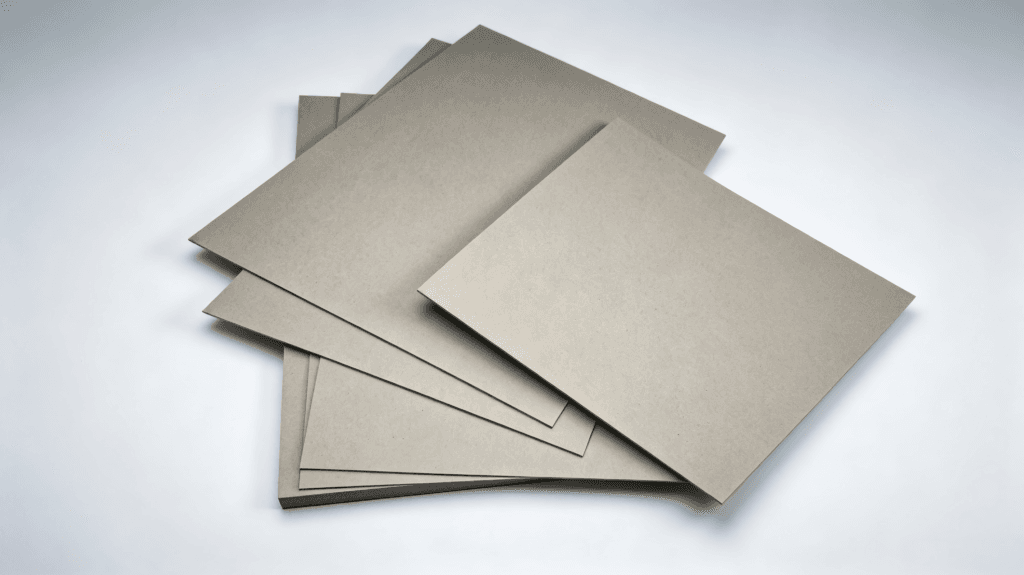 High gloss laminated paperboard with glossy surface and greyboard core for cosmetic packaging boxes