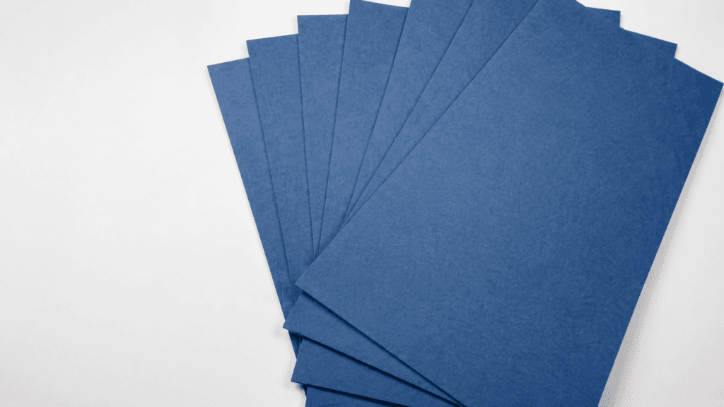 Blue Core Board for jigsaw puzzle manufacturing and precision die cutting