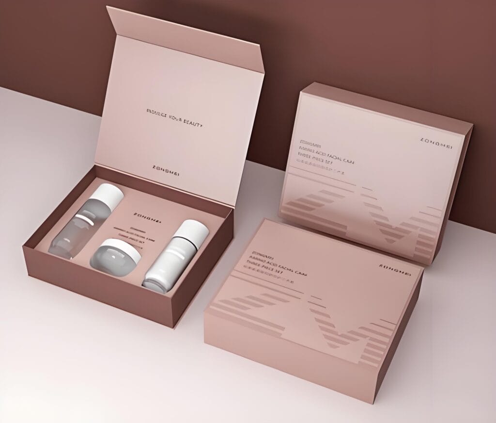 High-Gloss-Laminated-Paperboard-used-for-premium-cosmetic-packaging-boxe