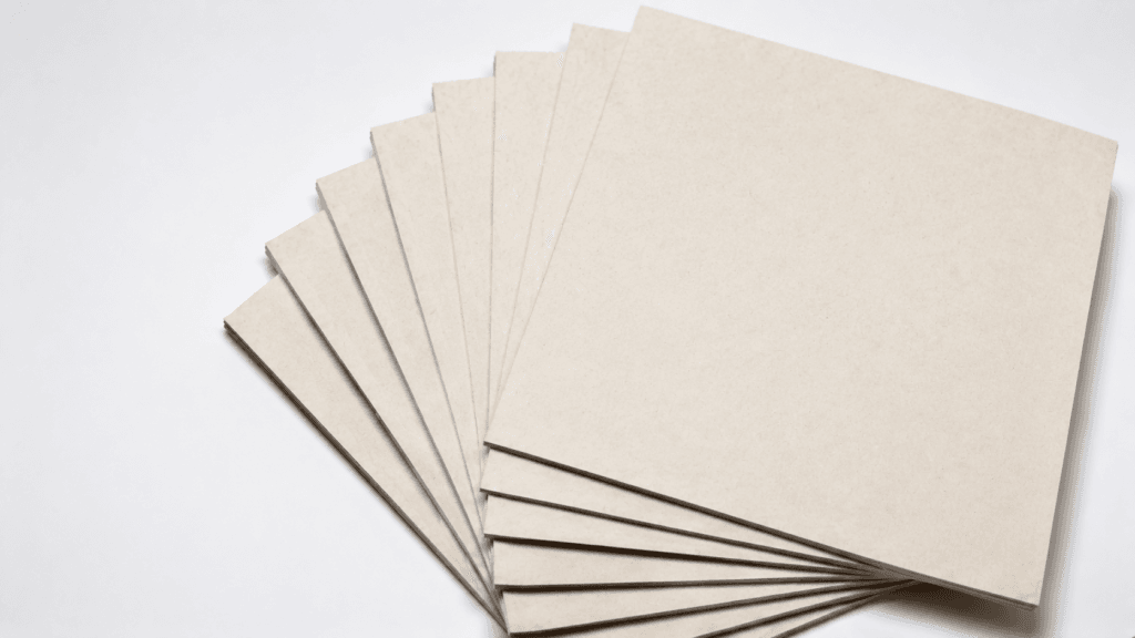 Offset Paper Laminated Greyboard with white printable surface for cosmetic packaging