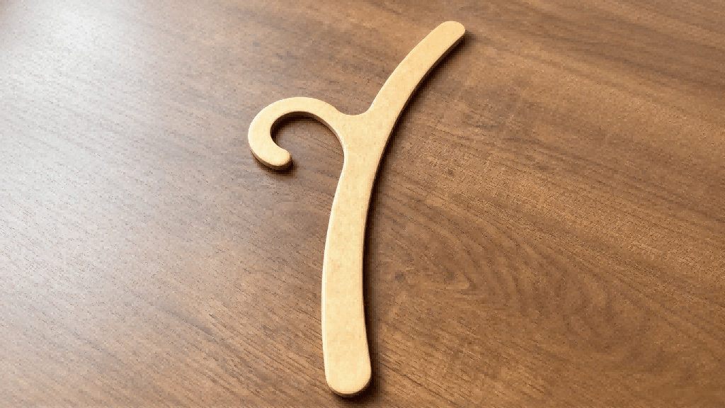 Double-Side Kraft Laminated Board for Paper Hangers, custom cut kraft paper hanger blank, natural kraft paper sheet for clothes hanger