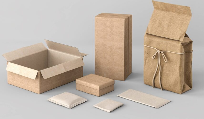Creative craft style packaging using eco friendly composite paperboard with artistic handmade textures