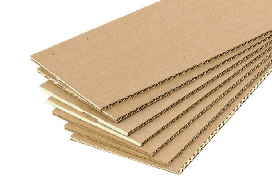 corrugated cardboard composite sheet for packaging
