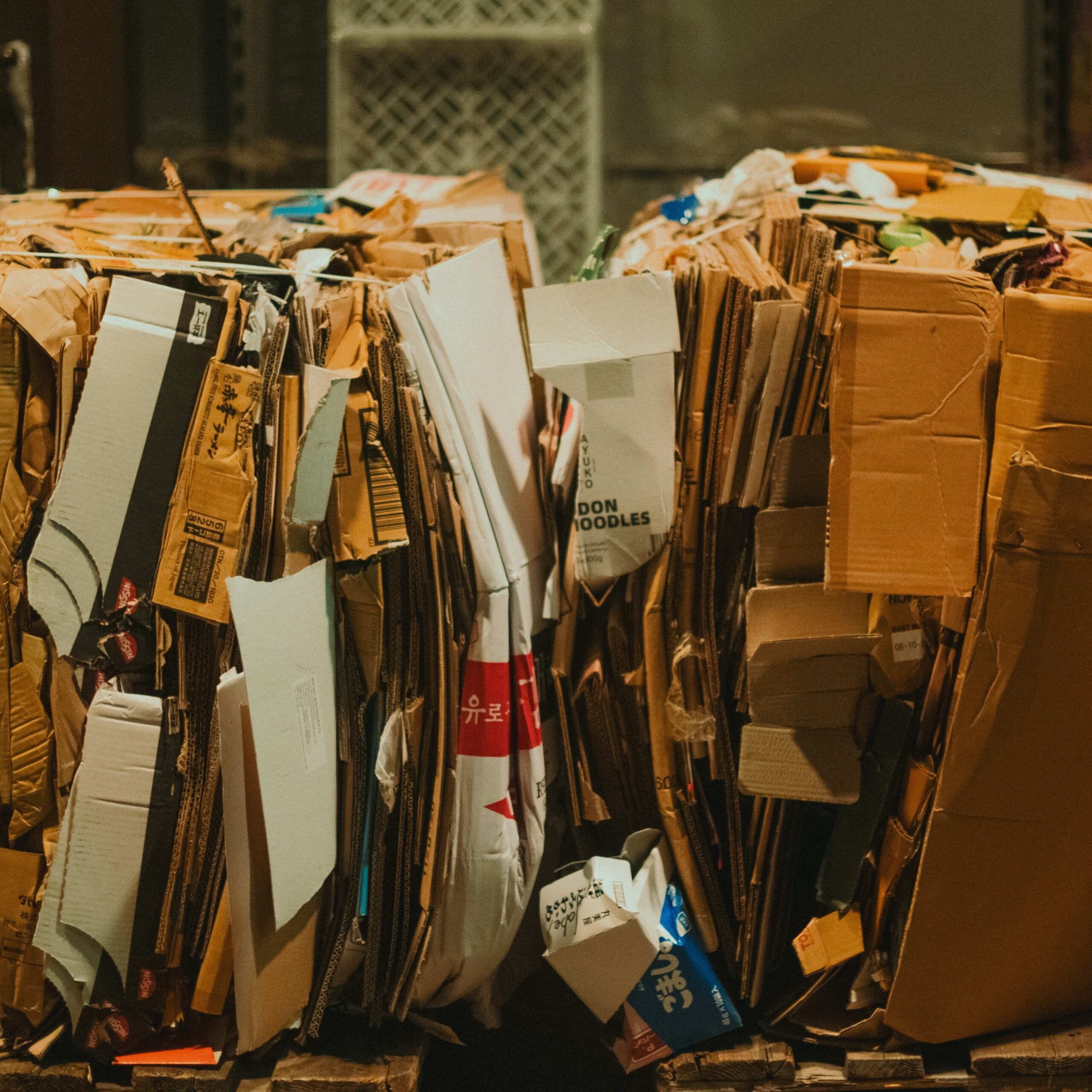 recovered waste paper being processed into recycled greyboard raw material
