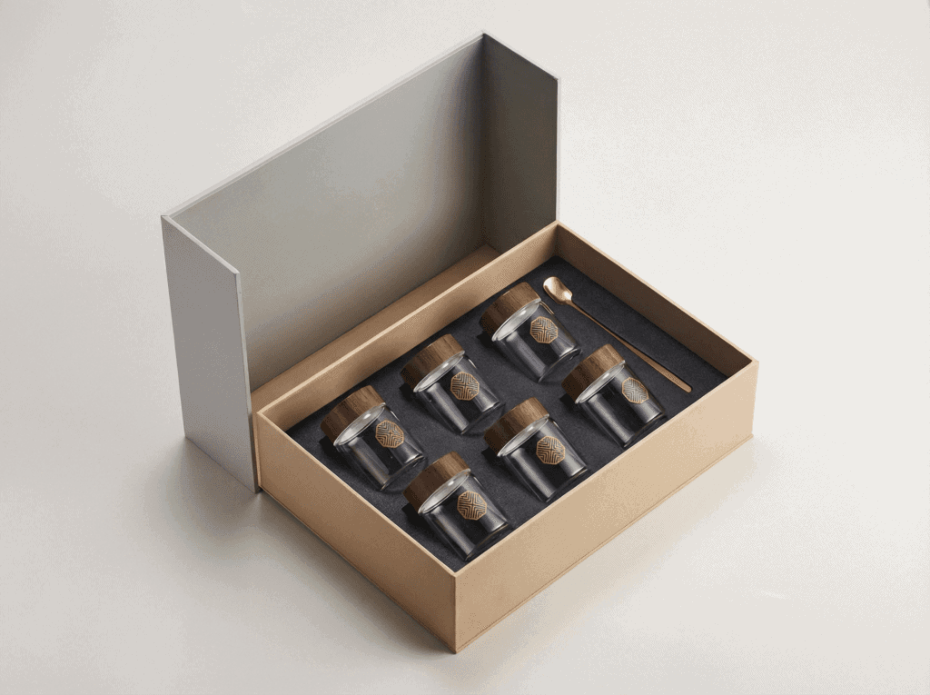 Custom greyboard packaging used in rigid food boxes