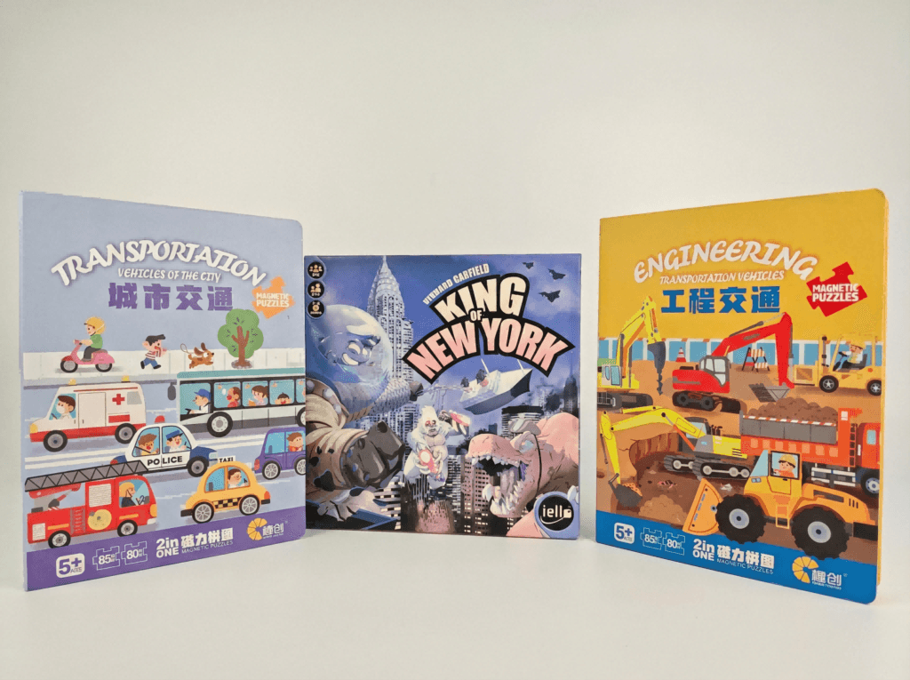 Greyboard packaging used in printed marketing displays