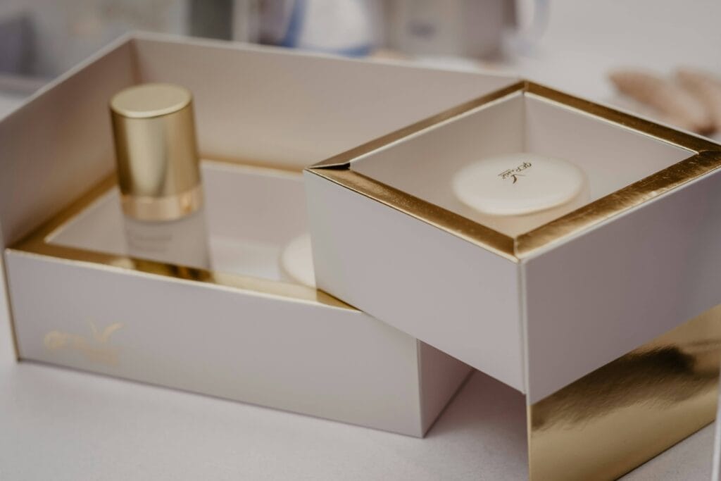 rigid greyboard box packaging structure for skincare luxury gift box high-end packaging design