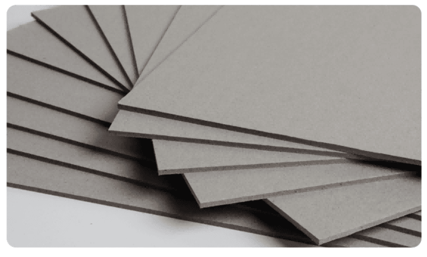 High density composite greyboard used in luxury rigid gift box packaging applications