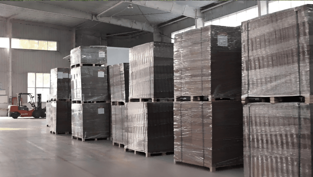 Grey board manufacturing factory producing high-quality board for corporate gift boxes, showing industrial production capability and scale.Select 82 more words to run Humanizer.