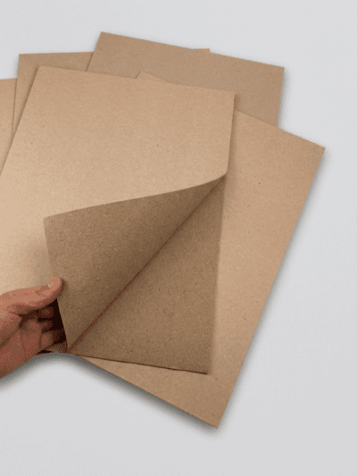 Unlined grey board sheets for rigid box and packaging applications