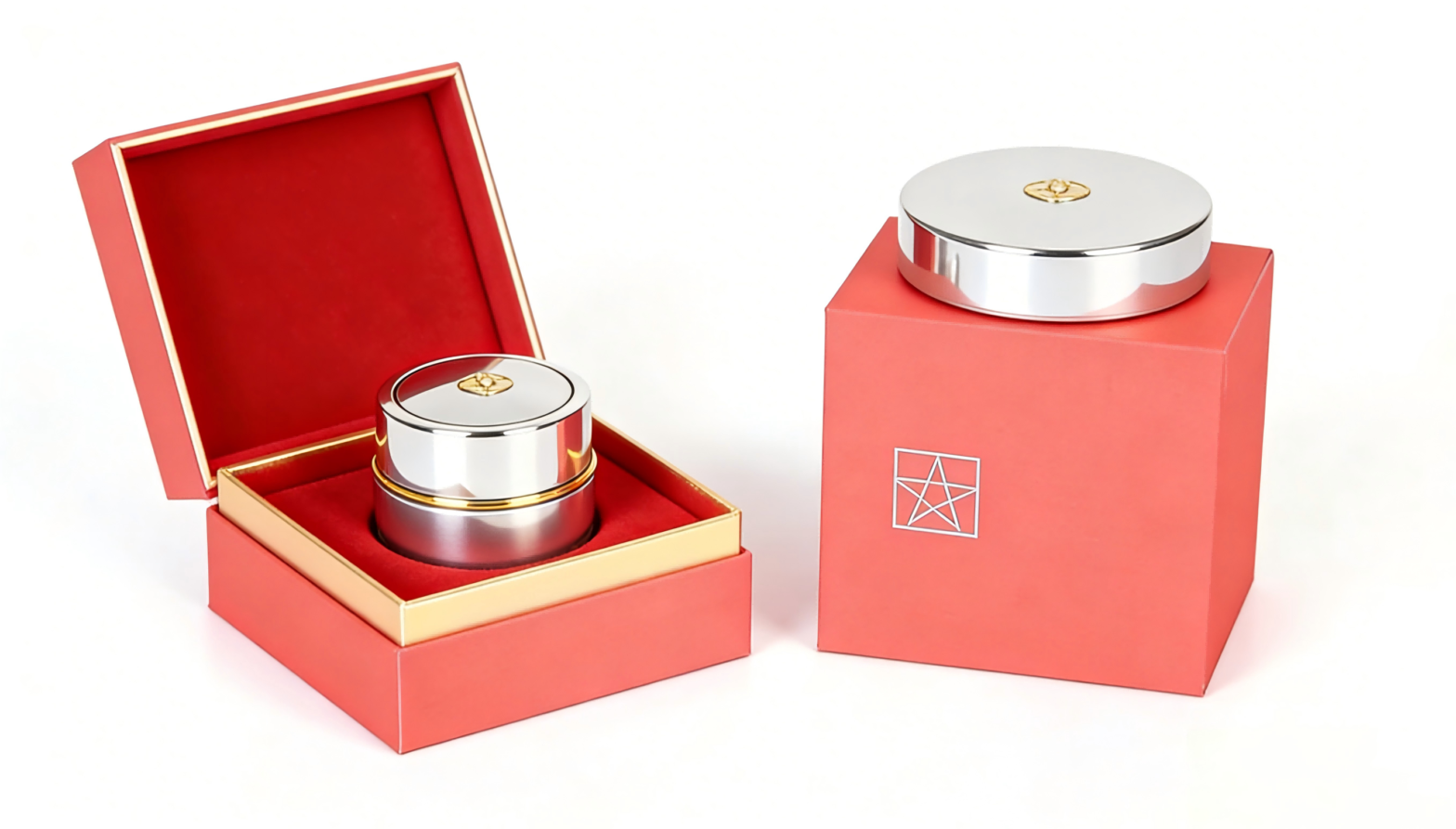 High-quality grey board for cream gift box showing smooth surface and luxury packaging details