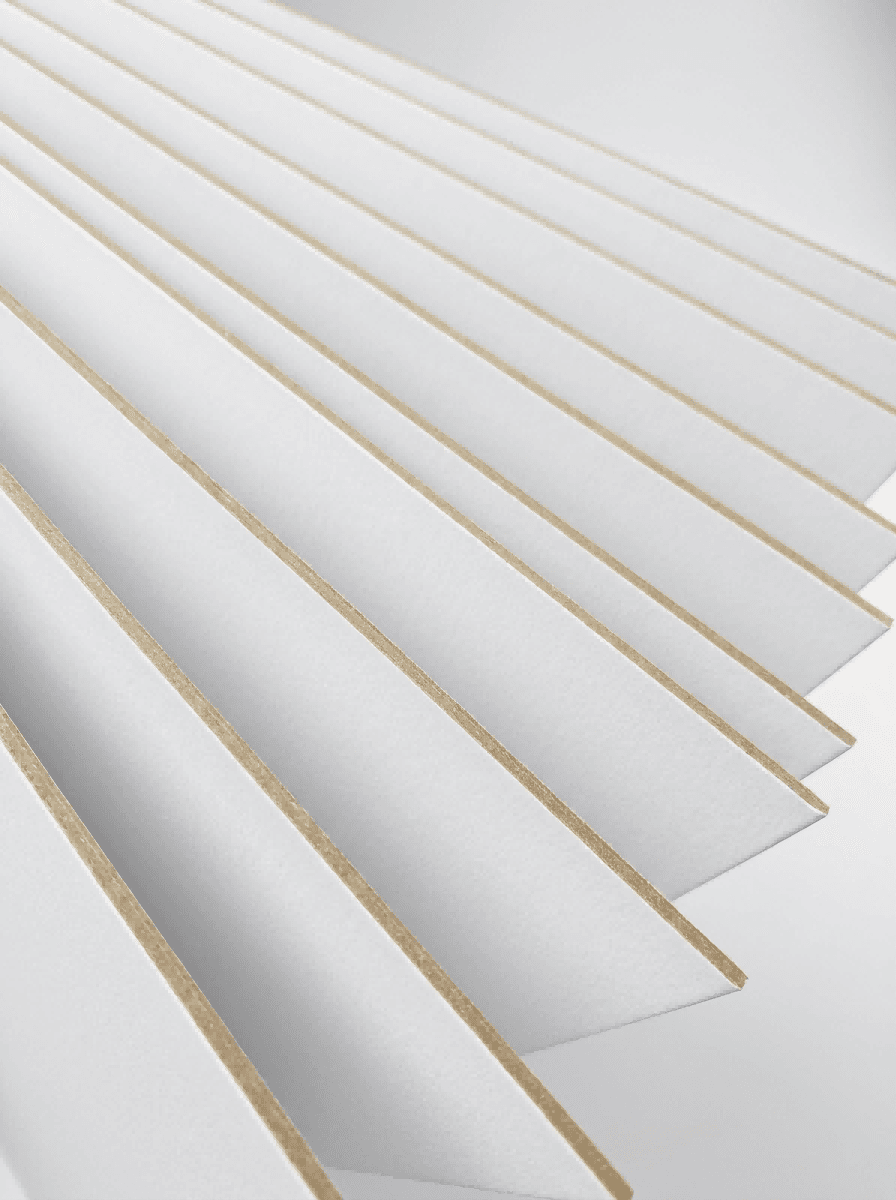baiban3 Recycled grey back paperboard with layered WLC board structure for folding cartons
