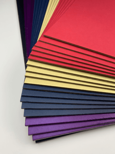 Colored Paper Sheets Stack – Dyed Paper for Packaging and Printing Use