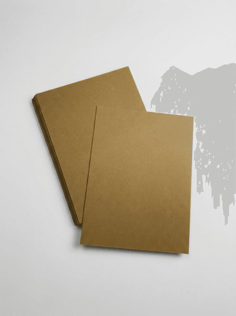 Kraft paper jumbo rolls with high strength surface for industrial packaging and carton converting applications