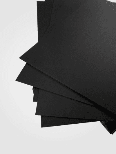 High Stiffness Black Cardboard Material for Electronics Packaging and Protective Inserts