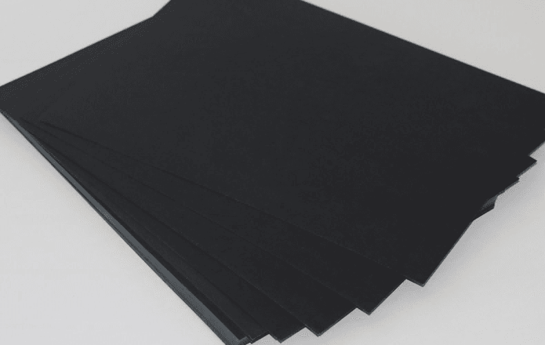 d240da3b0995272307757ca5d88fddd0 Black Paperboard Sheet for Premium Packaging and Printing Applications
