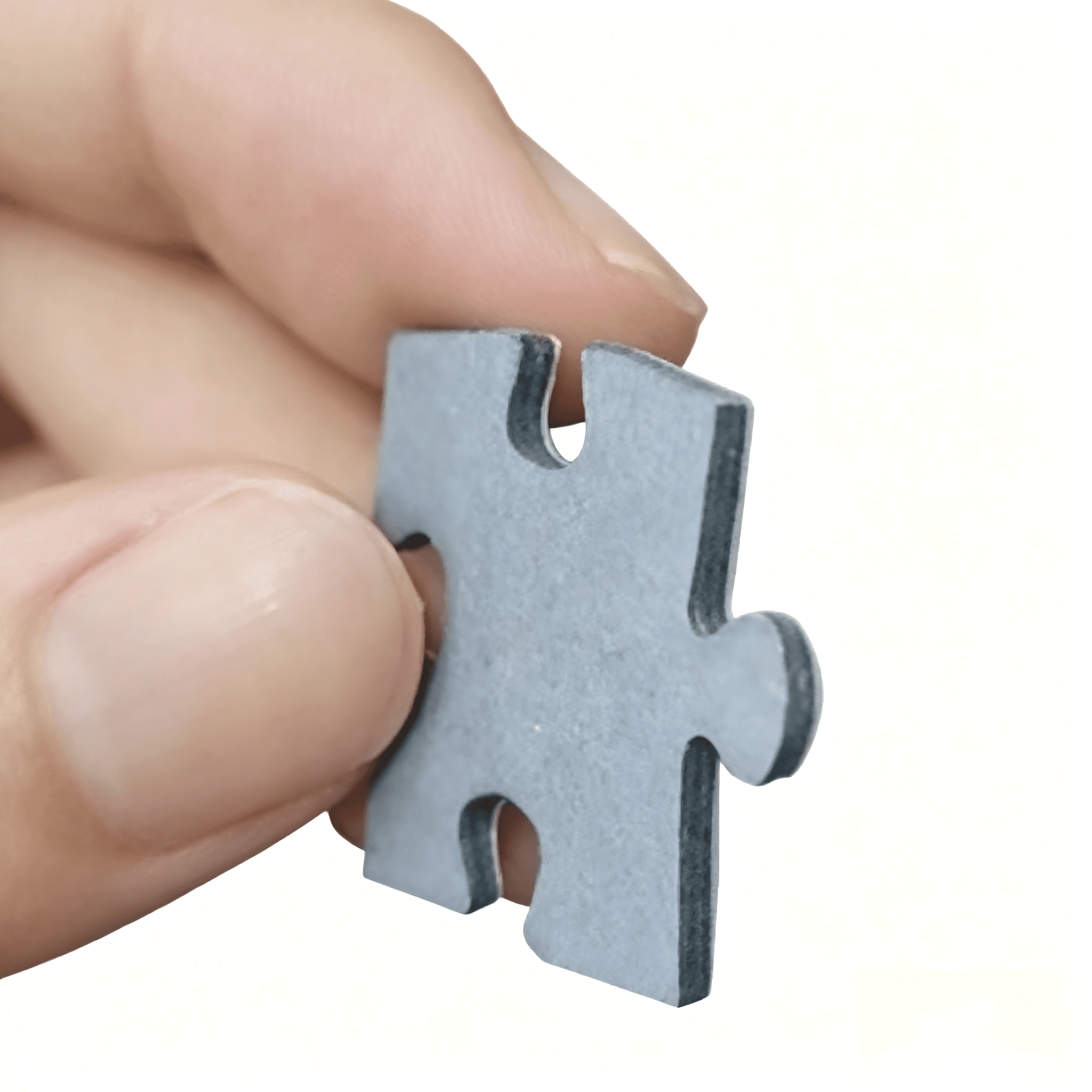 Blue core board for jigsaw puzzles with precise die-cutting and consistent performance