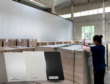 Grey board paperboard inspection for cosmetic packaging manufacturing in a paperboard factory