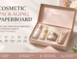 Luxury cosmetic packaging gift set made with premium paperboard