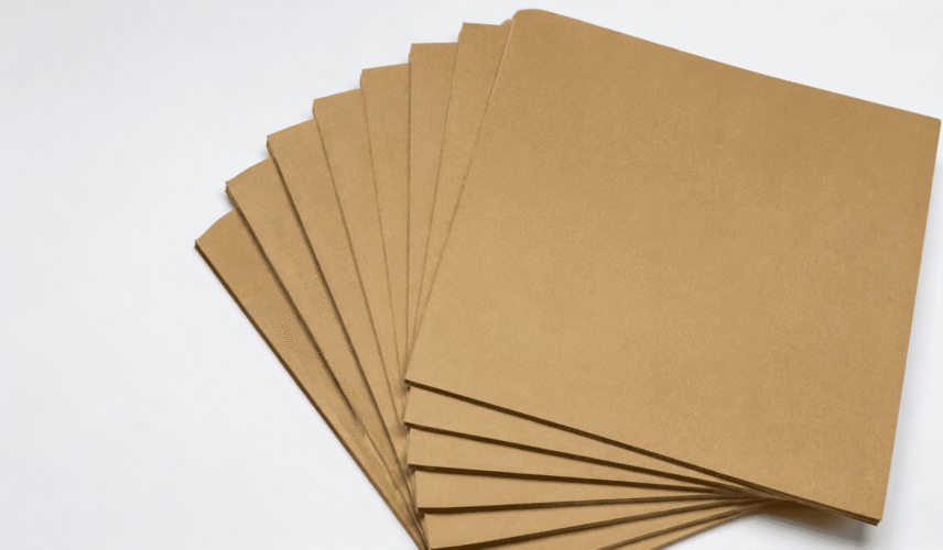 Kraft Laminated Greyboard with natural texture for sustainable packaging