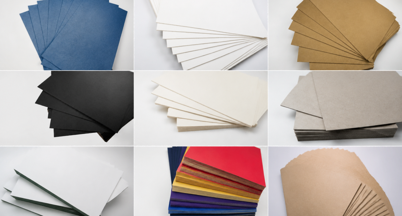 Types of Paperboard Materials for Packaging: Grey Board, SBS, WLC, Blue Core Board and Laminated Paperboard