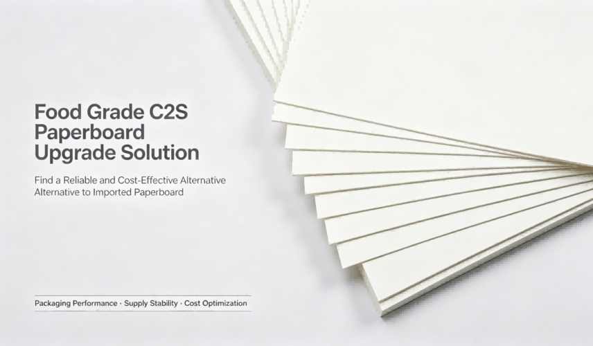 Food grade C2S paperboard upgrade solution, alternative to imported Crescendo C2S paperboard for food packaging, B2B paper industry article cover Food grade C2S paperboard upgrade solution, alternative to imported Crescendo C2S paperboard for food packaging, B2B paper industry article cover