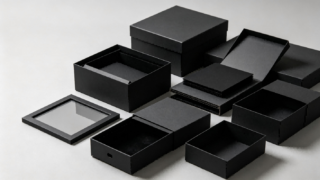 Single‑Sided Black Paperboard for cosmetic box, electronics package, shoe box and picture frame back board